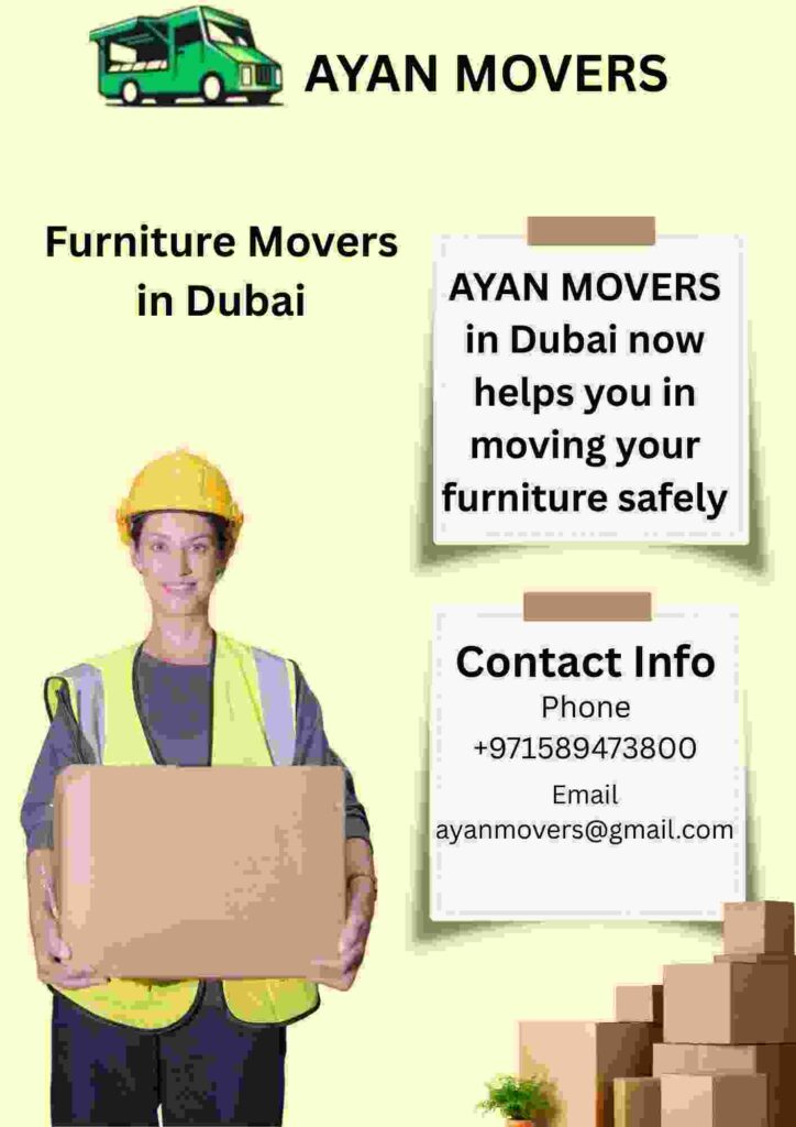 Furniture Movers in Dubai